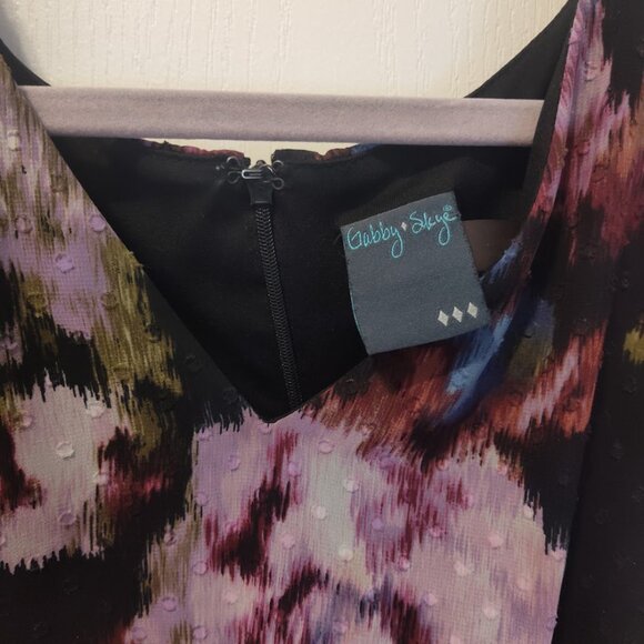 Gabby‎ Skye Floral High Low Dress Size 18W - Picture 4 of 5